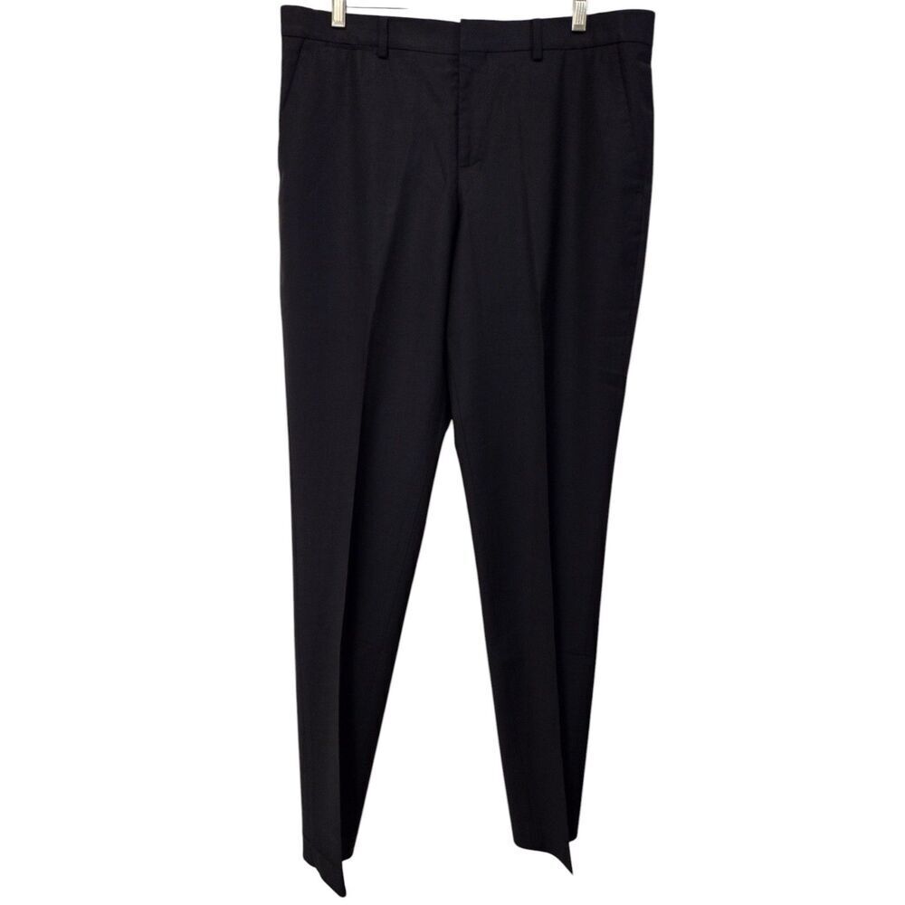 Express Men's Dark Blue‎ Pinstripe Dress pants 32/32